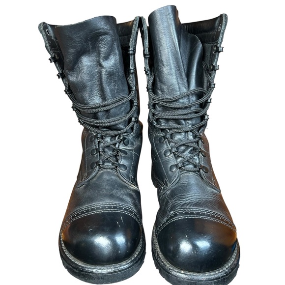 Corcoran 1525 10”Black Leather Field Boots USA Made 10.5D Military Work Jump - Picture 1 of 13